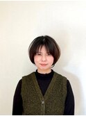 ふんわり内巻きショートボブ