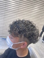 イメージア 町田店(IMAGE A)&nbsp;刈上げランダムパーマメンズ＠20代30代40代50代