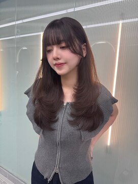 ボタン ハカタ(VOTAN hakata) 博多/天神/レイヤー/グレージュ/顔周りカット