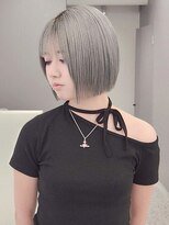 エニフォーイーストハム(Eni for eastham)&nbsp;ブリーチカラー/ショート/シルバーグレージュ