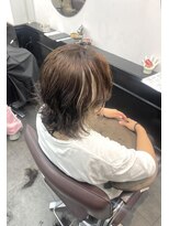 アオ(AO。)&nbsp;インナーカラー/ウルフパーマ/ハイトーン