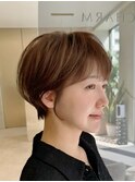 外苑前/髪質改善/マッシュショート/顔周り/レイヤーカット