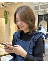 ザックジングウ 表参道(ZACC JINGU) 矢野口の透明感カラー×外はねレイヤー【やわカジュアル】