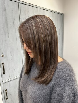 ロテ(LOTE.) 着物ヘア/大人ガーリー/ダークアッシュ/似合わせカット/一宮