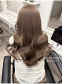10代20代30代/ミルクティーグレージュ/ブリーチ/透明感カラー