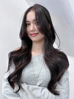 アルバム 渋谷パルコ(ALBUM)&nbsp;ロング韓国ヘア顔周りレイヤー大人ガーリー_F1337