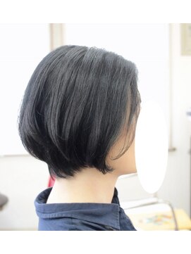 ヘアーノッキン(hair knock’n) 前下りショートボブ