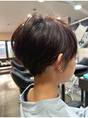 着物ヘア/大人ガーリー/ダークアッシュ/似合わせカット/新松戸