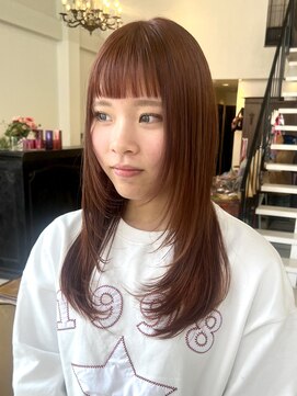 アンジェリカ(Angelica) ダブルカラーで作るオレンジブラウン