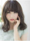 外人風ゆるパーマ