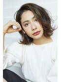 表参道駅/青山　大人かわいいボブ×ハイライト　辻幸奈