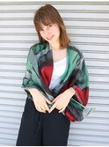 『カット+ファストブリーチ+ホワイトグレージュ』