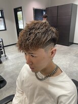 ボルド(MEN'S HAIR SALON BORDO)&nbsp;前下がりマッシュ×ツイスパ