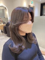 ジーナ 船橋(Zina)&nbsp;大人かわいい20代30代40代小顔ショコラベージュ１Zina船橋