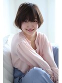小顔艶髪ボブ