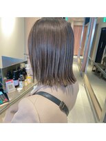ヘアサロンガリカアオヤマ(hair salon Gallica aoyama)&nbsp;グレージュカラー×ぷつっとカット