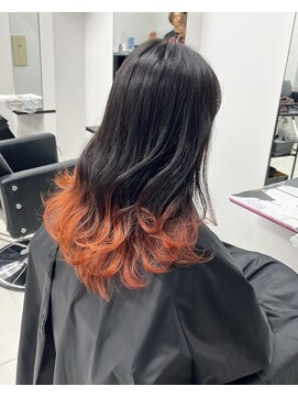 アライブ キチジョウジ(ALIVE Kichijoji) 【ALIVE吉祥寺】オレンジブラウングラデーションカラー