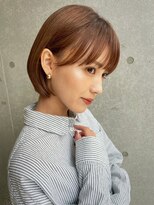 アッシュ 笹塚店(Ash)&nbsp;ミニウルフ/くすみブルー/イヤリングカラー/韓国ヘア[U24/笹塚]