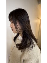 ヘアサロン カンパニュール(hair salon Campanule)&nbsp;イヤリングカラー（ラベンダー)