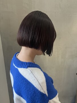 ロンドエニカ 大宮(Lond enika) 韓国レイヤーショートボブブリーチなしダブルカラー[大宮]