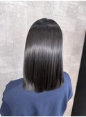 髪質改善ストレート/アッシュブラック