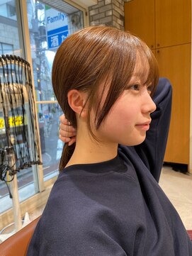 ネオリーブルカ 御茶ノ水店(Neolive Luca) 顔まわりレイヤー　結んでも可愛い