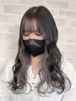 美容室ジャスミン&nbsp;フェイスフレーミング×シルバー【hotaru】ブリーチカラー