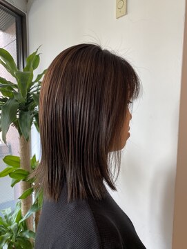 エニィ 池袋西口(Any) 切りっぱなしボブ/エアリーロング/美髪/ピンクブラウン/池袋西口