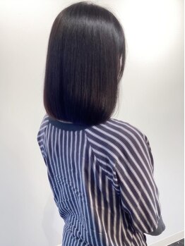 ジェム ヘアサロン(Gem hair salon)の写真/頭皮に優しいカラー剤でダメージレスに白髪染め!!明るめ～暗めカラーまで幅広いご提案でお洒落が楽しめる♪