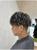 メンズハイライトツイストスパイラルパーマ/メンズパーマ/尼崎