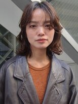くせ毛風ニュアンスパーマレイヤーショートウルフパーマ
