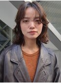 くせ毛風ニュアンスパーマレイヤーショートウルフパーマ