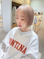 アルクバイネオリーブ 荻窪店(arc by neolive) ホワイトブロンドレイヤーボブ