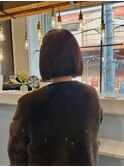 切りっぱなしボブ　Mplus 鈴木