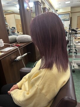 シャンプー ボーイ 宮崎柳丸店(SHAMPOO BOY) ブリーチあり/ラベンダー【宮崎市/柳丸町】