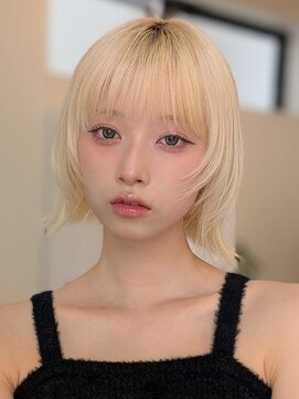 アンバー 池袋(amber) ウルフボブスタイル