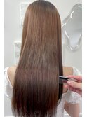 大人ツヤ髪ストレート