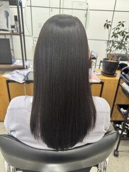 ルグン(LUGN)の写真/【プレミアムストレート導入】一度試したらクセになる。扱いやすいさらさらストレートが叶います。