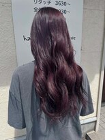 ヘアデザインフルーヴ(hair design fleuve) ワインレッド