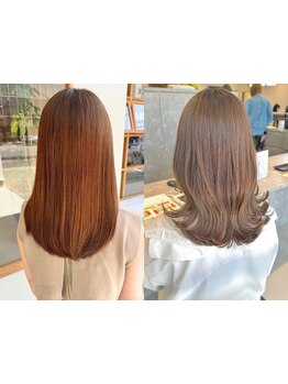 ブリーチなしダブルカラーが今年のトレンド★明るすぎないのが◎光を味方につける透明感イルミナカラーも◎