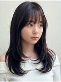 内巻きロングレイヤー