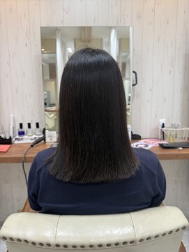 ソワン ドゥ ブレス 立花店(soin de brace) ビカクストレート/髪質改善ストレート/尼崎/黒髪/小顔