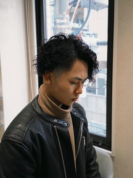 アレアル 広島並木通り店(ALEAR) ツイストスパイラル/メンズパーマ/ツーブロック/フェード