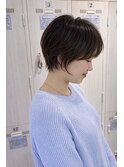 首元すっきり 大人可愛い丸みショートボブ16