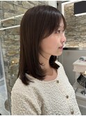 【前髪縮毛×顔周りカット】目白美容室