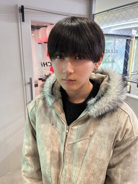 ブリーチ 静岡店(BLEACHi) 【BLEACHi稲荷】縮毛矯正ラウンドマッシュ/静岡メンズ