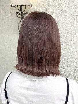 メルク(merc) ボブ/ピンクアッシュ/グレージュ/ブリーチ/宇都宮