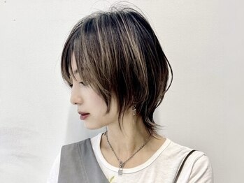 ダブルトーキョー シブヤ(W-TOKYO SHIBUYA)の写真/どこから見ても小顔に見えるひし形シルエット「ネオウルフ」自分ウケはもちろん周りからも褒められるヘア*