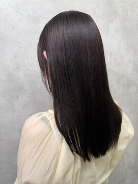 クラン 岡本(Chlan) さらつやストレート ラベンダーアッシュ