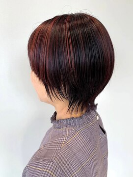 ヘアーアンドメイク アンジュ 中野店(Hair&Make ange) ピンクブラウン×ハイライト
